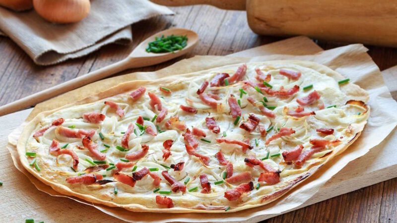 Elsässer Flammkuchen