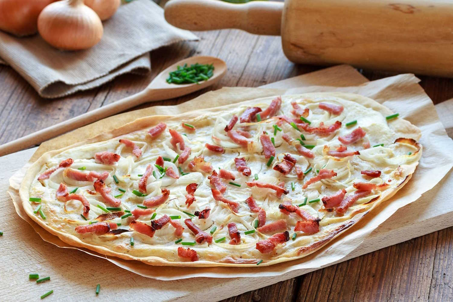 Elsässer Flammkuchen