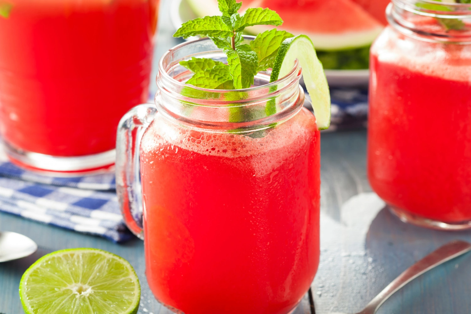 Agua Fresca mit Wassermelone