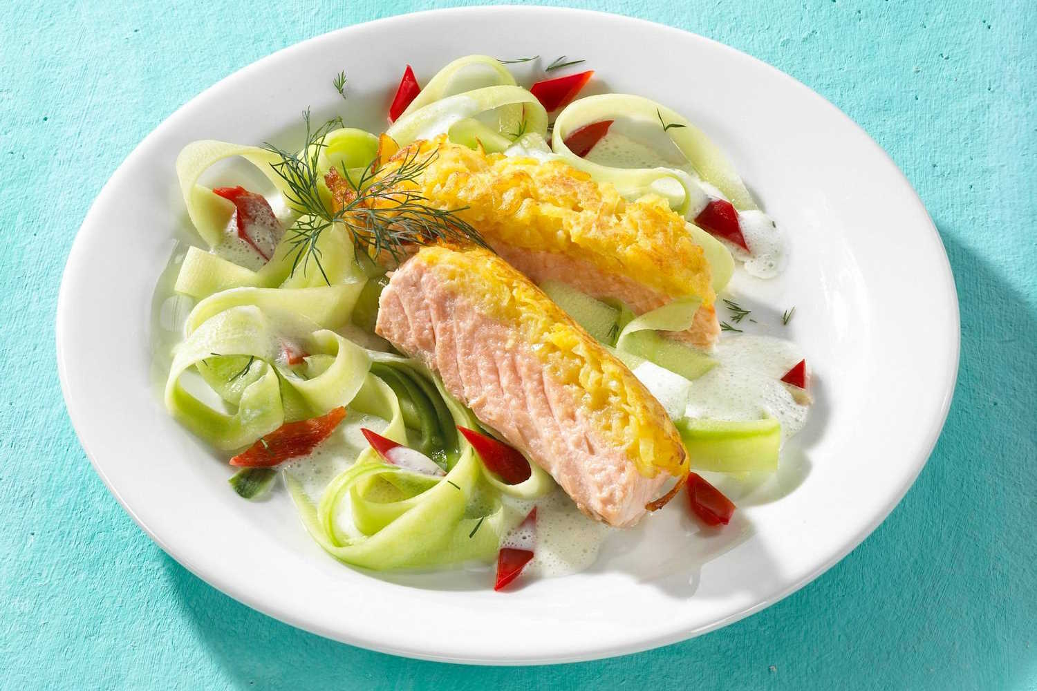 Lachs im Kartoffelmantel