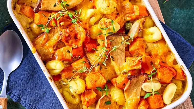 Gnocchi-Kürbis-Auflauf